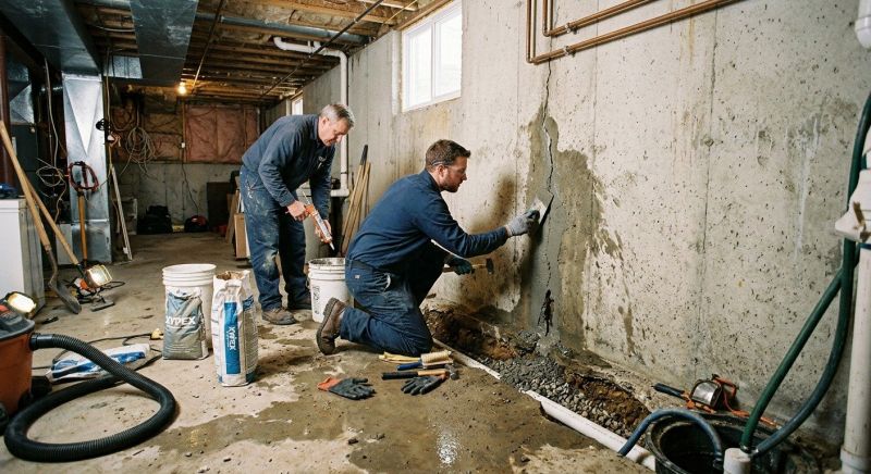 Basement Seepage Repair in Fort Wayne, IN