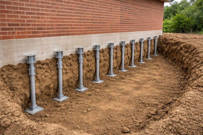 Helical Pile Installation in Greenville, SC
