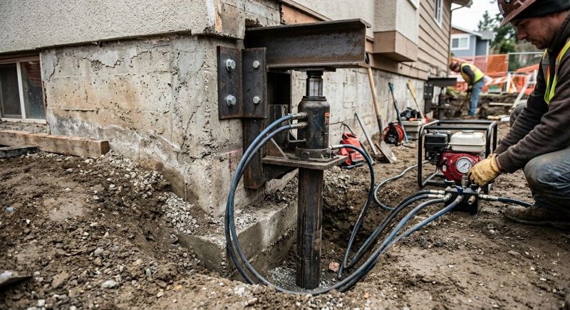 Sinking Foundation Lifting in Fort Collins, CO