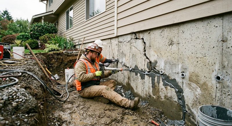Basement Crack Repair in Fort Collins, CO