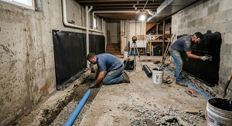 Basement Waterproofing in Fredericksburg, VA