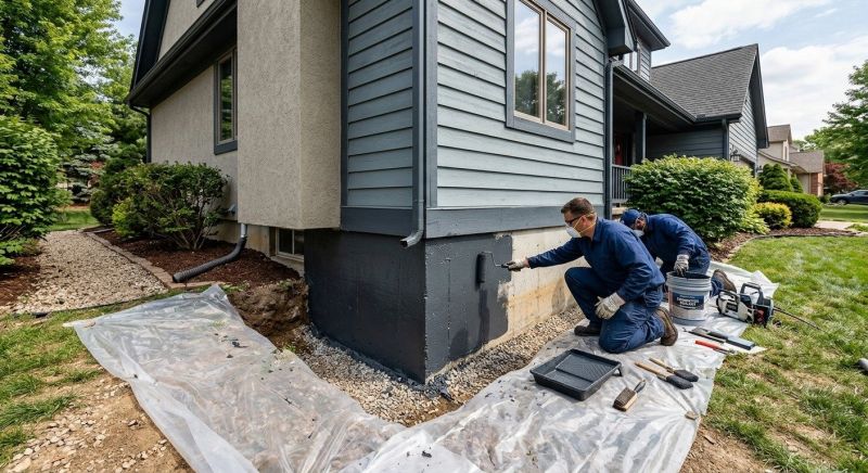 Brick Foundation Sealing in Fredericksburg, VA