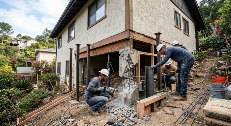 Concrete Foundation Repair in Greenville, SC