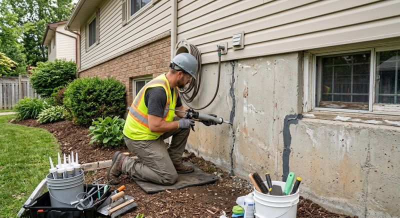 Foundation Crack Sealing in Fort Collins, CO