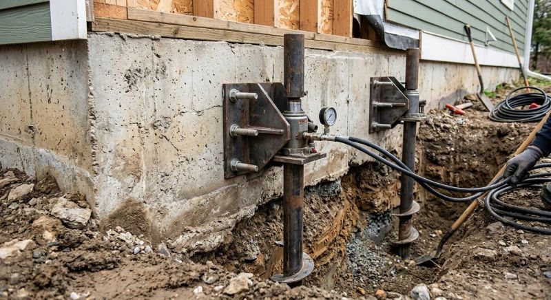 Foundation Pier Leveling in Fort Collins, CO