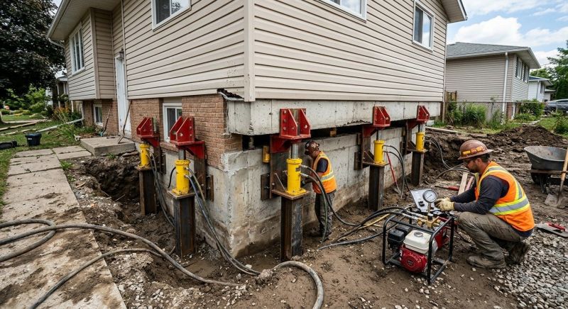 Sinking Foundation Lifting in Fort Collins, CO
