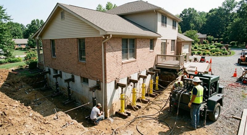 Sinking Foundation Lifting in Fort Collins, CO