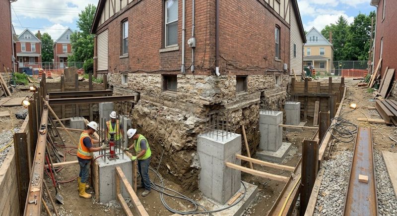 Structural Underpinning in Greenville, SC